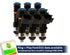 1000cc (85 lbs/hr at 43.5 PSI fuel pressure) FIC Fuel  Injector Clinic Injector Set for Ford Falcon XR6T (FG) (is412-1000h)