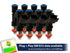 1000cc (100 lbs/hr at OE 58 PSI fuel pressure) FIC Fuel  Injector Clinic Injector Set for LS2 engines (High-Z) (is302-1000h)