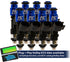 1000cc (110 lbs/hr at OE 58 PSI fuel pressure) FIC Fuel Injector Clinic Injector Set for Holley GM and FORD (High-Z) (ish01-1000h)