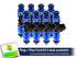 1200cc (110 lbs/hr at 43.5 PSI fuel pressure) FIC Fuel  Injector Clinic Injector Set for Mustang GT (2005+)/GT350 (2015-2016)/ Boss 302 (2012-2013)/Cobra (1999-2004)(High-Z) (is403-1200h)