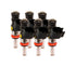 1440cc (160 lbs/hr at OE 58 PSI fuel pressure) FIC Fuel Injector Clinic Injector Set for Jeep 3.6L V6 engines (High-Z) (is232-1440h)