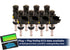 1440cc (160 lbs/hr at OE 58 PSI fuel pressure) FIC Fuel  Injector Clinic Injector Set for Holley GM composite intakes (High-Z) (ish03-1440h)