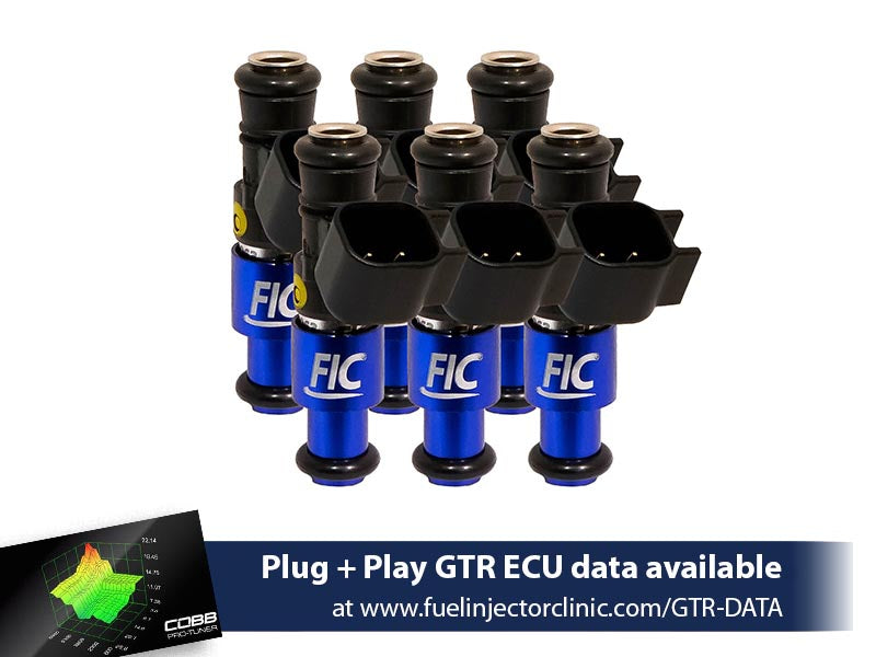 1440cc FIC Nissan R35 GT-R Fuel Injector Clinic Injector Set (High-Z ...