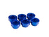 6 x FIC blue anodized Toyota Supra manifold bungs (bu-supra-spacer-6a)