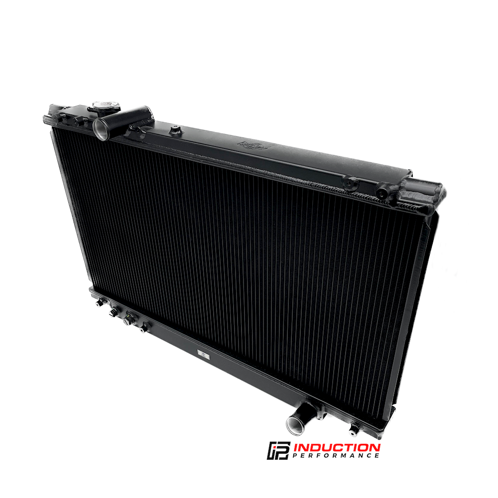 CSF Racing Black Aluminum Radiator 1993-1998 Toyota Supra 2JZ Engines ...