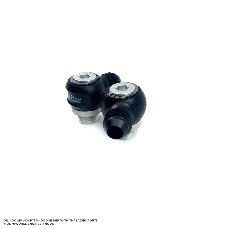 Domiworks Engineering Oil Cooler Adapter - Dodge 8HP - Full Flow