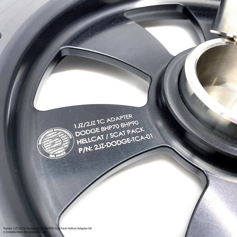 Domiworks Engineering 1JZ/2JZ to Dodge 8HP 70/75/90/95 Adapter Kit