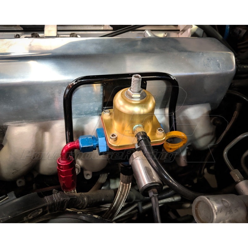Two Racing Performance Regulator PHR - Powerhouse Racing Fuel Pressure Regulator Bracket, 2JZ-GTE Stock ...