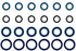 Seal kit for Fuel Injector Clinic low-z 3000GT VR4, RB26, or 7M-GTE injectors  (Scribed part numbers ending in "K") (slk-135-185x6-k)