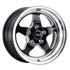 Weld Wheels Ventura Drag S155 -- 15x10 5x4.5 7.5" BS +51mm -- Black