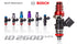 Injector Dynamics - ID2600-XDS - Audi R8 2015+ 2600cc Fuel Injectors 2600.34.14.14.10