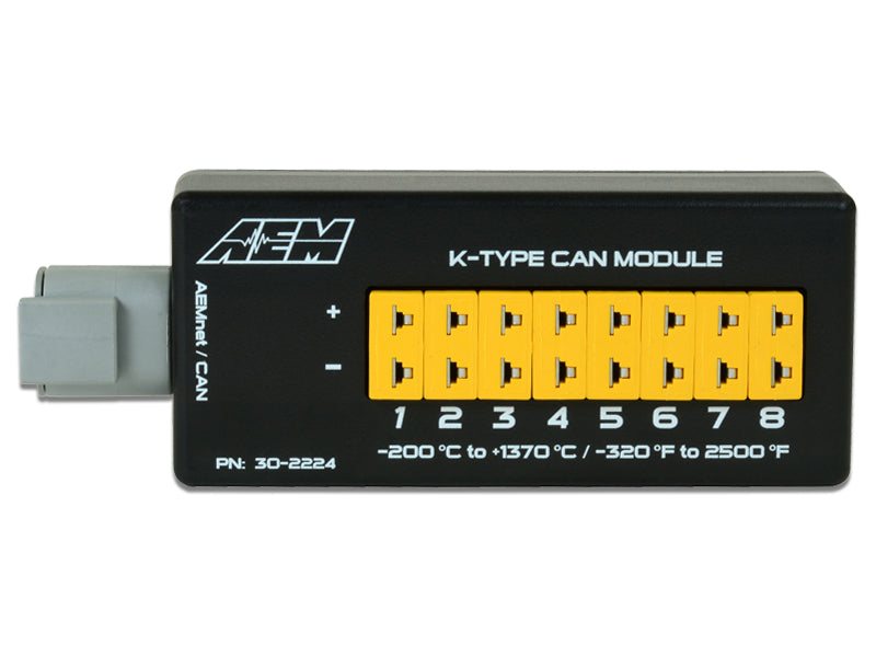 AEM 8-Channel K-Type Thermocouple EGT/Temp Sensor AEM 8-Channel K-Type Thermocouple EGT/Temp Sensor