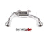 Infiniti Q50 Tanabe Medalion Touring Exhaust; Axle Back Exhaust; Dual Muffler