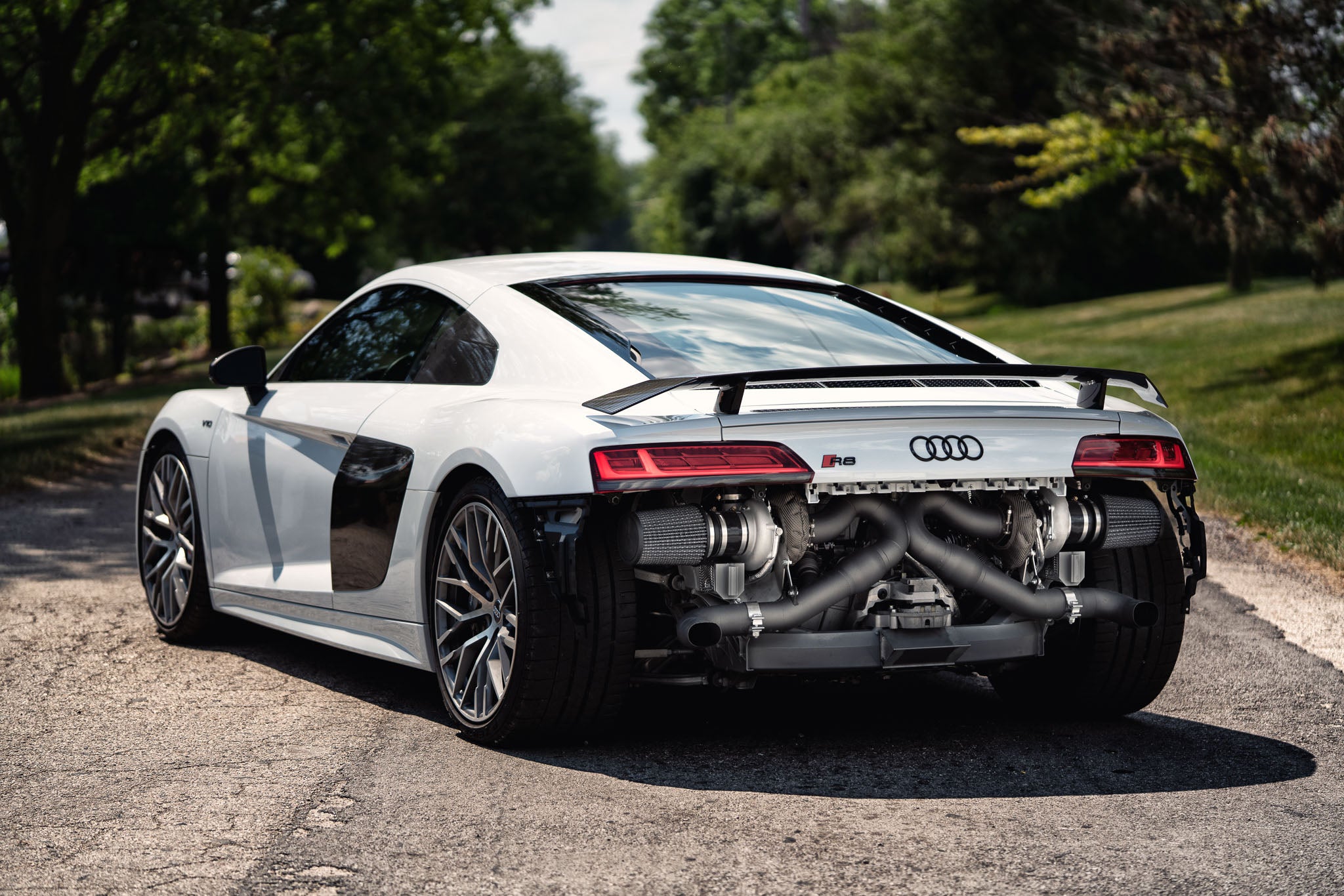 AMS Performance Audi R8 ALPHA Twin Turbo Kit – Induction Performance