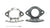 AMS Performance F150 & Raptor 3.5L EcoBoost Turbine Housing Adaptor Kit