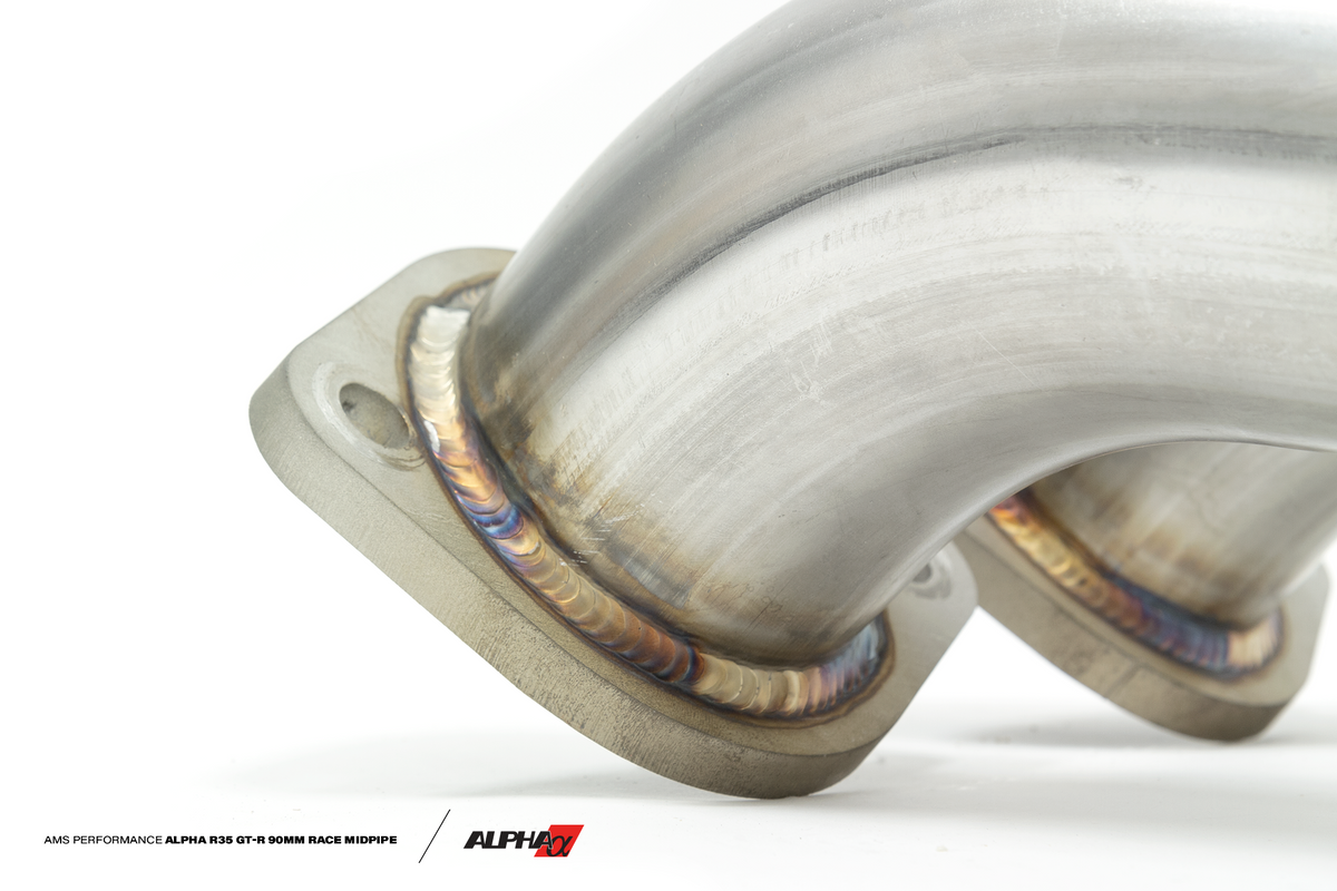 Alpha Performance 90mm Race Midpipe for Nissan GTR R35 VR38 – Induction ...