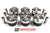 Induction Performance Toyota 2JZ Forged Pistons by Diamond Racing - 86.5mm Bore - 86mm Stroke 3.0L