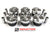 Induction Performance Toyota 2JZ Forged Pistons by Diamond Racing - 86mm Bore - 90mm Stroke 3.2L