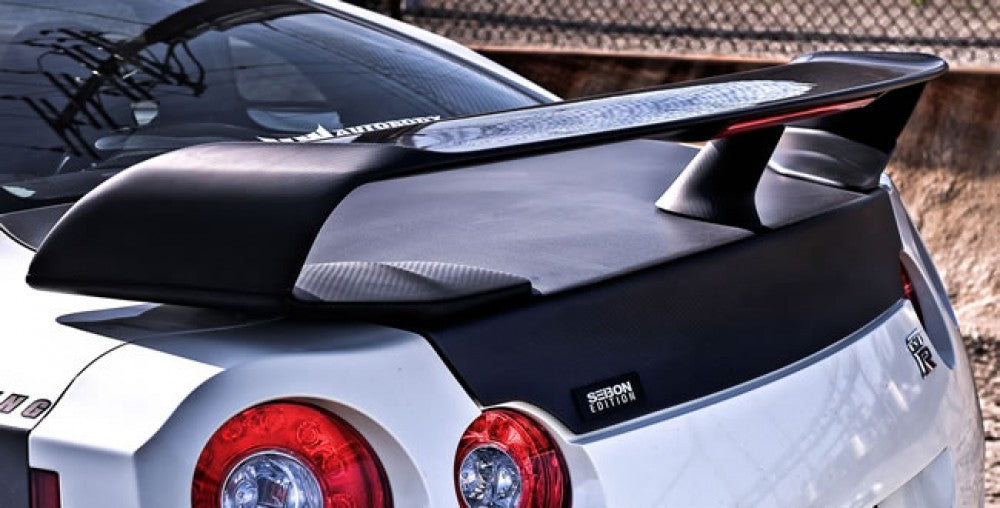 Seibon Carbon Fiber Dry VS-Style Rear Spoiler / Wing for Nissan GT